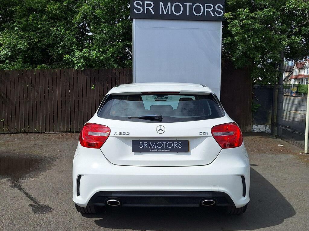 Mercedes-Benz A Class Hatchback 1.8 A200 Cdi Amg Sport 7G-dct Euro 5 S White #5