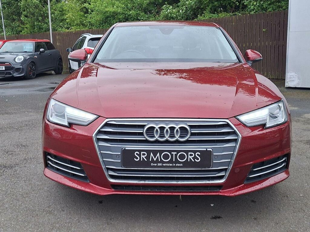 Audi A4 Saloon 2.0 Tdi Ultra Sport S Tronic Euro 6 Ss 4 EF66TWJ Red #2