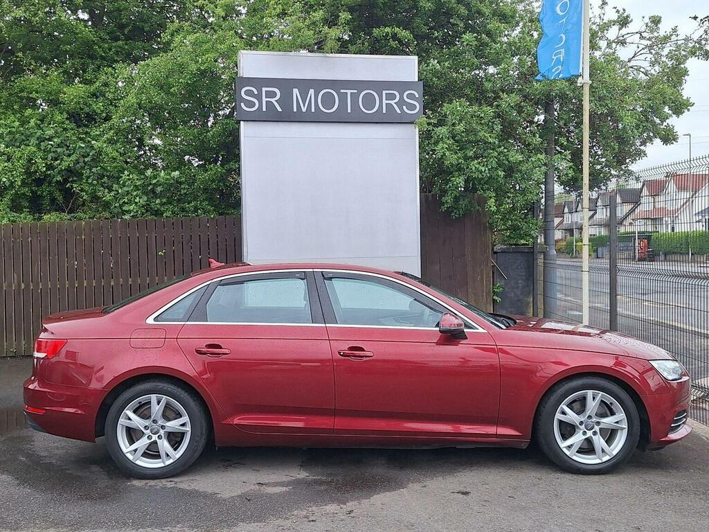 Audi A4 Saloon 2.0 Tdi Ultra Sport S Tronic Euro 6 Ss 4 EF66TWJ Red #5