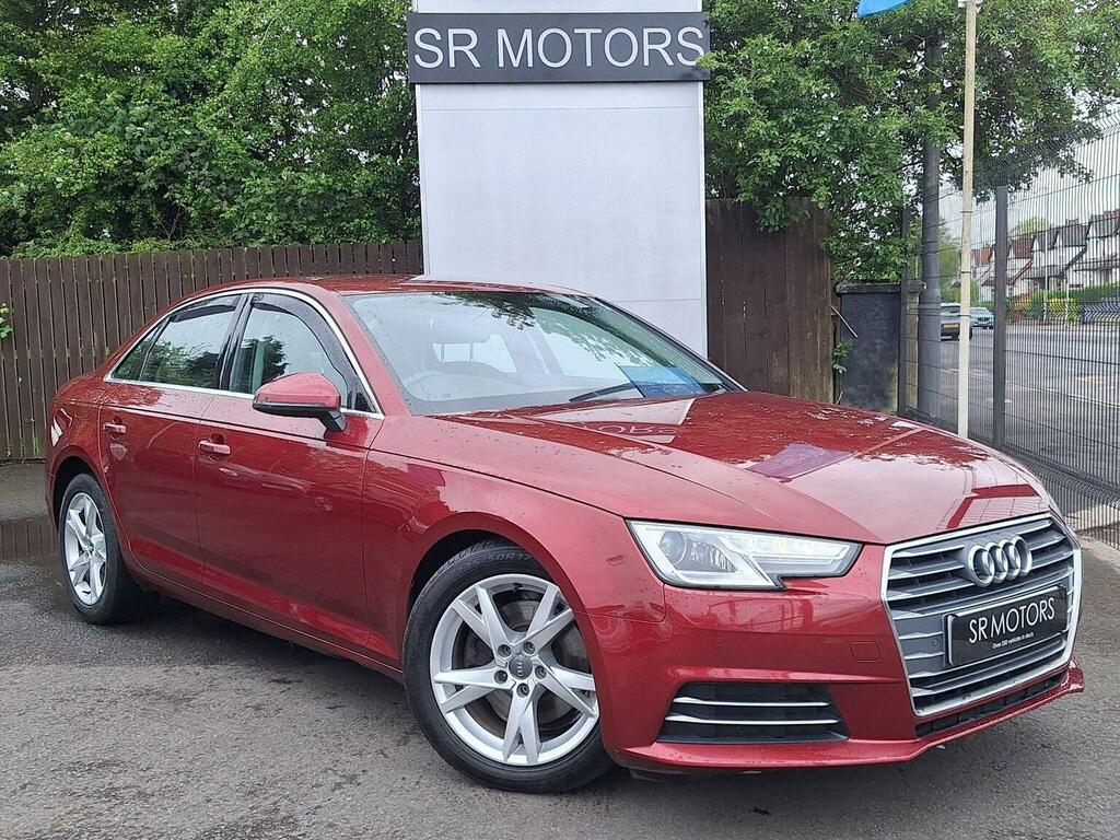 Audi A4 Saloon 2.0 Tdi Ultra Sport S Tronic Euro 6 Ss 4 Red