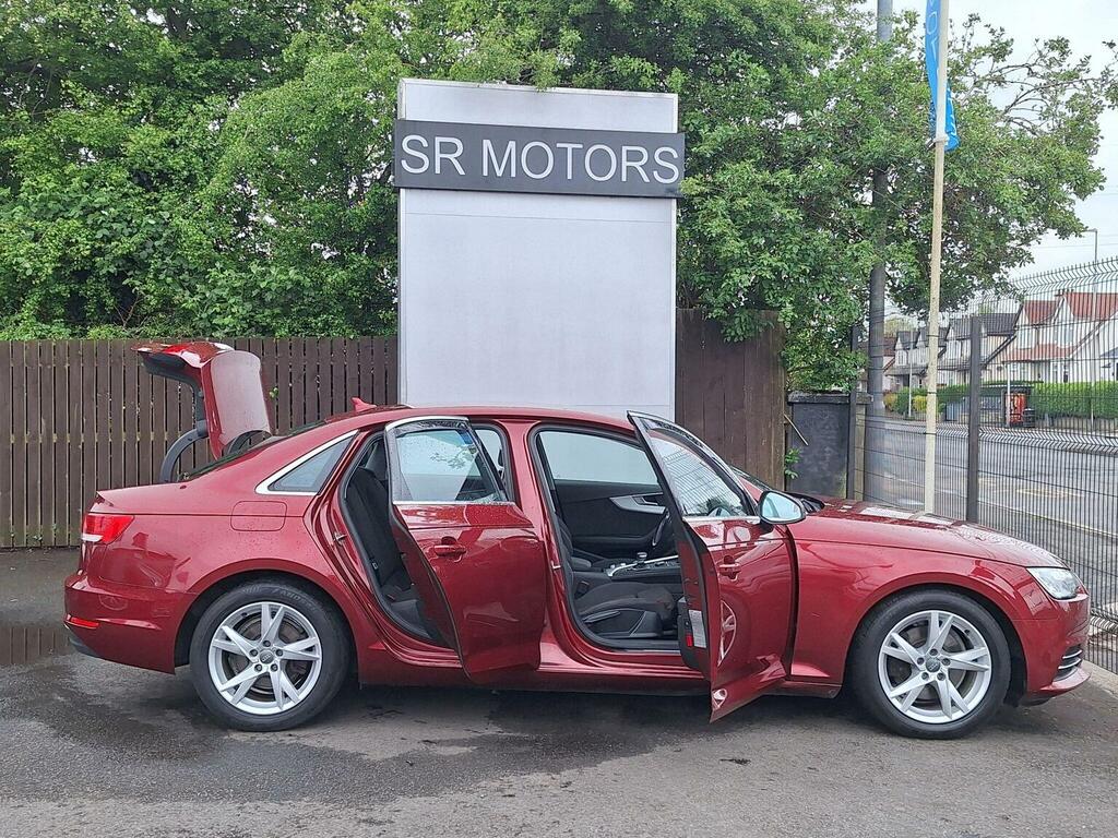 Audi A4 Saloon 2.0 Tdi Ultra Sport S Tronic Euro 6 Ss 4 EF66TWJ Red #6