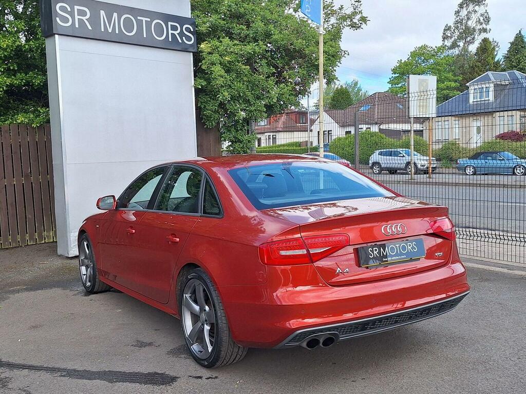 Audi A4 Saloon 2.0 Tdi Black Edition Euro 5 Ss 201 Red #5