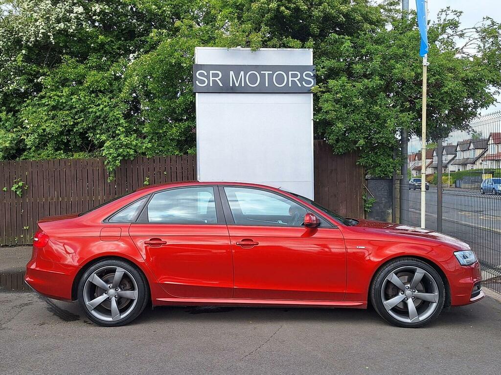 Audi A4 Saloon 2.0 Tdi Black Edition Euro 5 Ss 201 Red #4