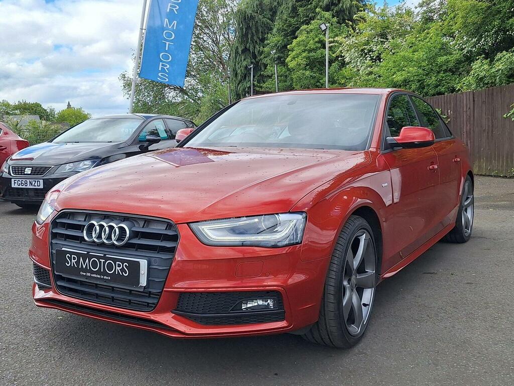Audi A4 Saloon 2.0 Tdi Black Edition Euro 5 Ss 201 Red #3