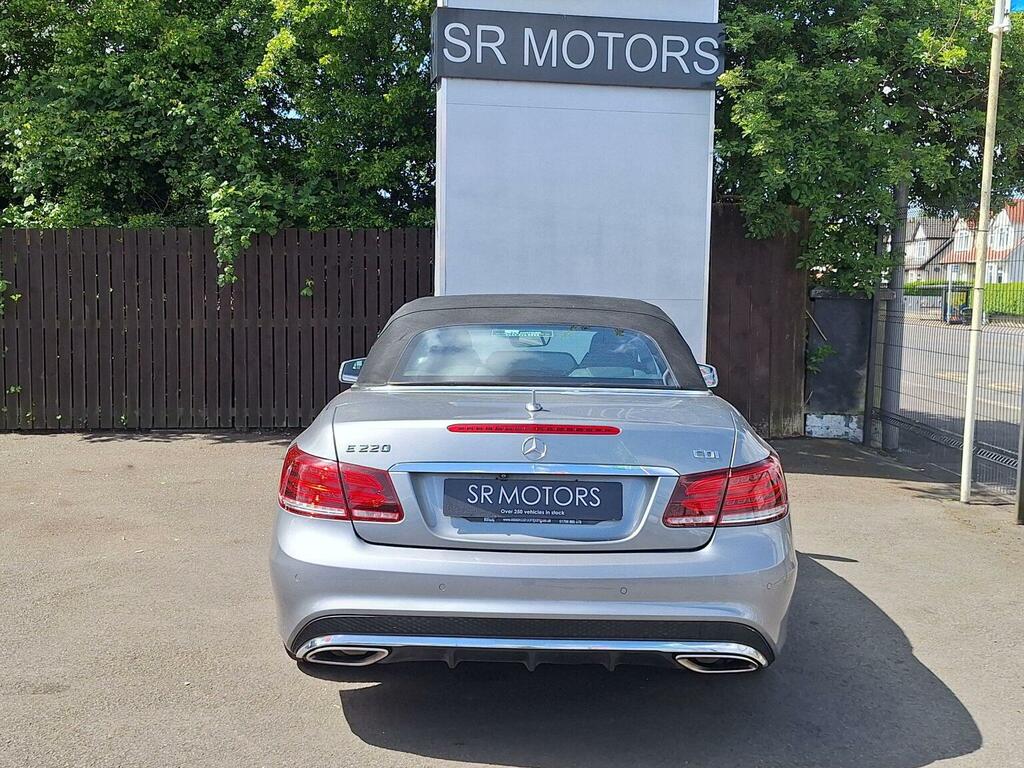 Mercedes-Benz E Class Convertible 2.1 E220 Cdi Amg Sport Cabriolet G-tro GD14TWP Silver #5