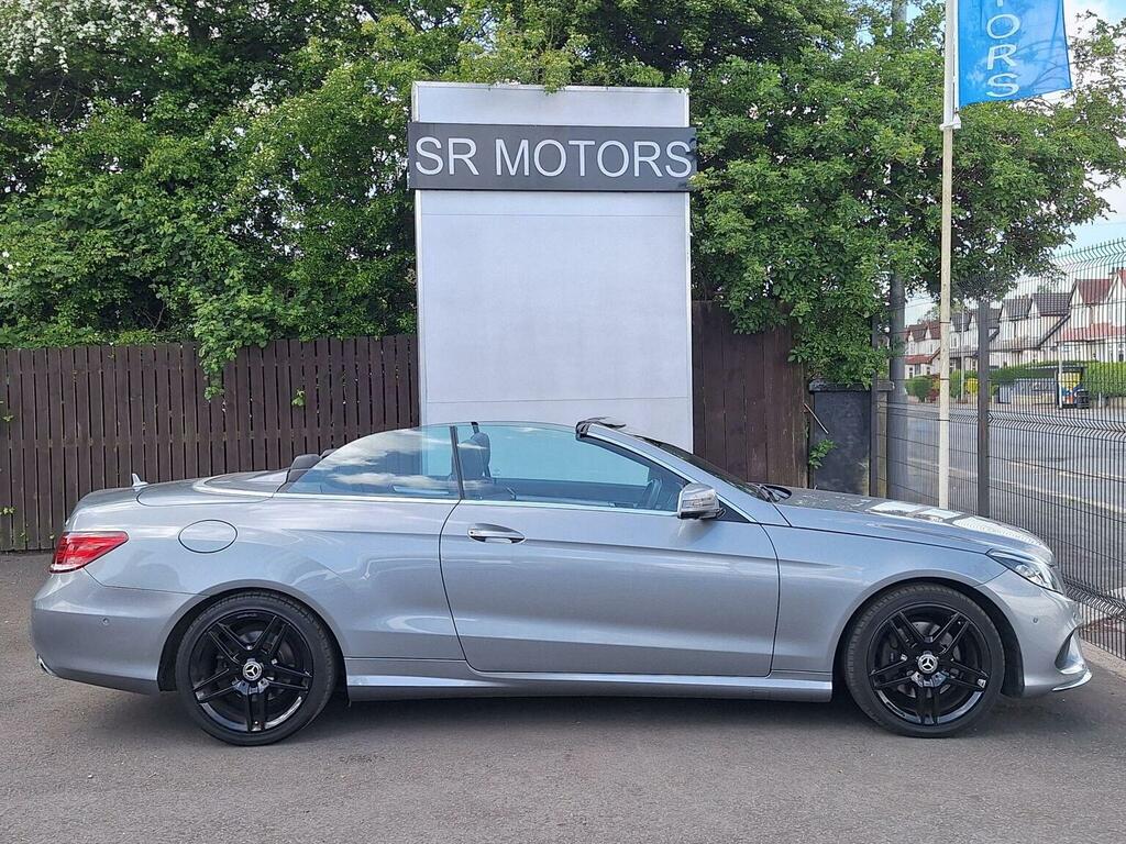 Mercedes-Benz E Class Convertible 2.1 E220 Cdi Amg Sport Cabriolet G-tro GD14TWP Silver #6