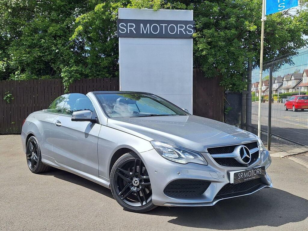 Mercedes-Benz E Class Convertible 2.1 E220 Cdi Amg Sport Cabriolet G-tro Silver