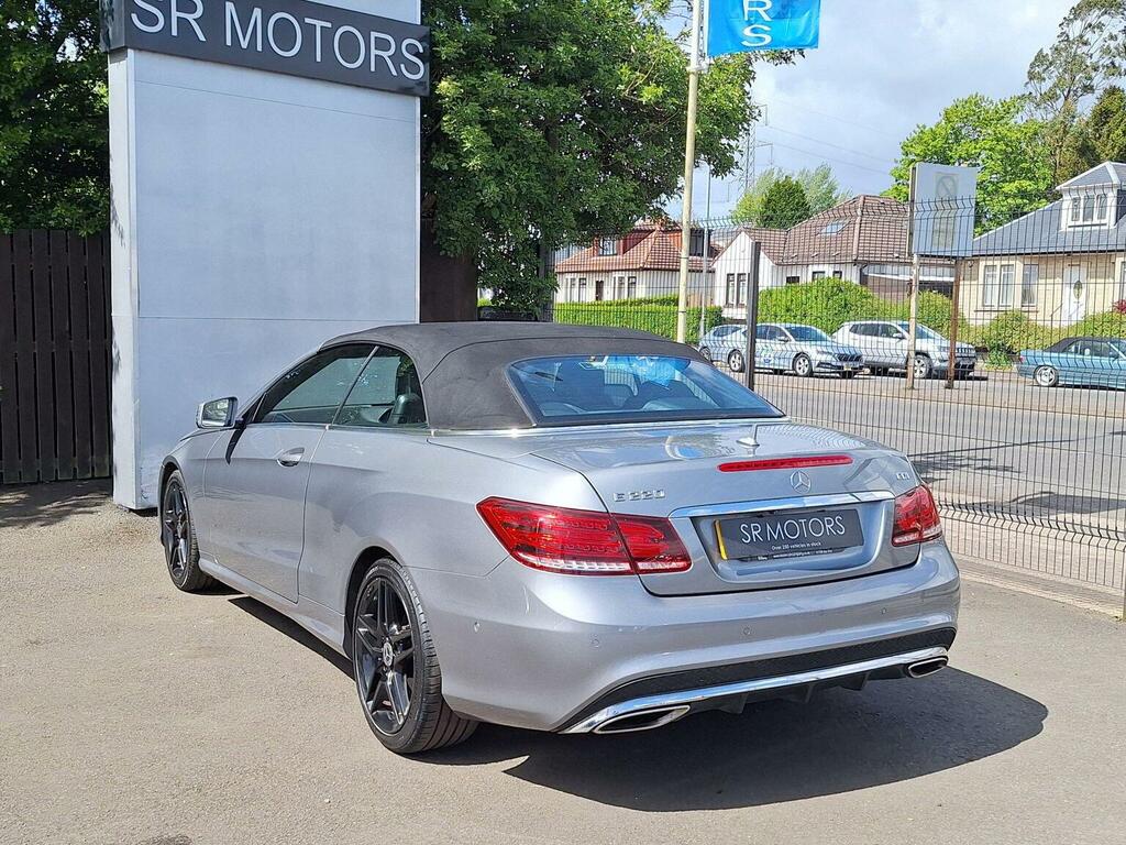 Mercedes-Benz E Class Convertible 2.1 E220 Cdi Amg Sport Cabriolet G-tro GD14TWP Silver #4