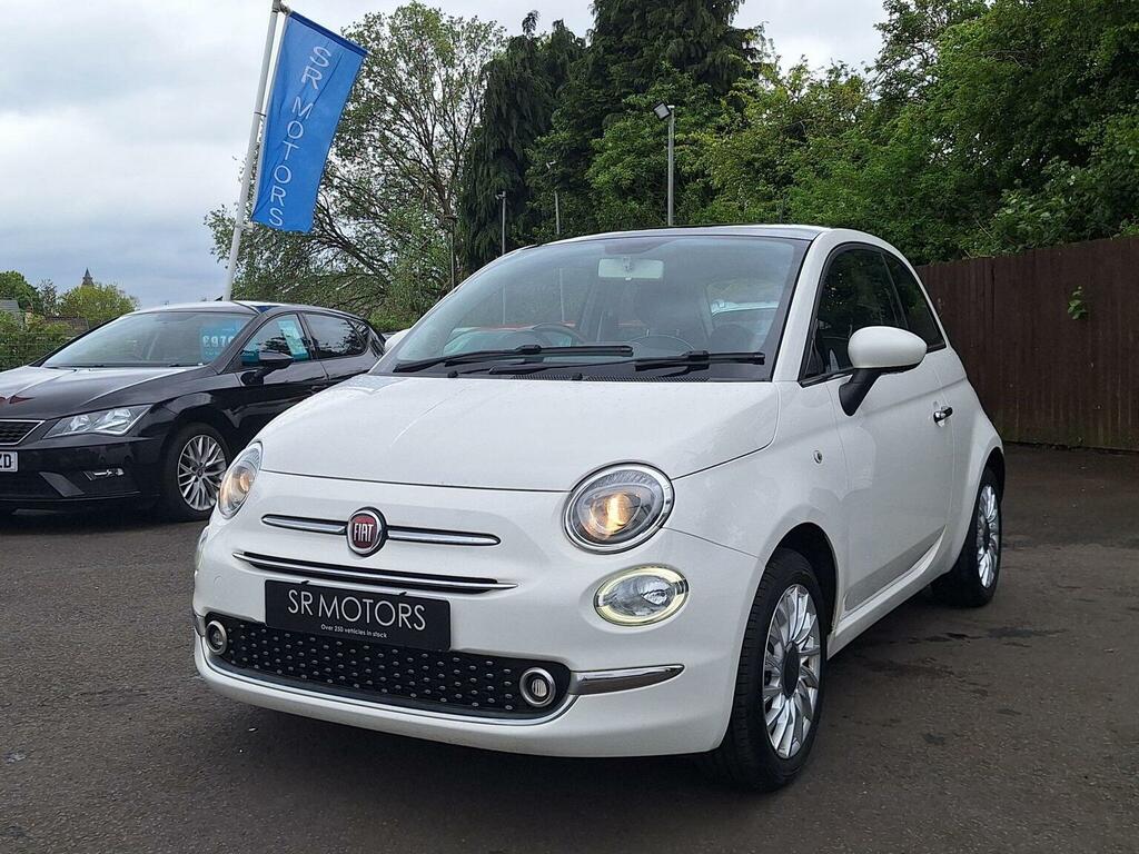 Fiat 500 Hatchback 1.2 Lounge Euro 6 Ss 201767 WR67CKG White #3