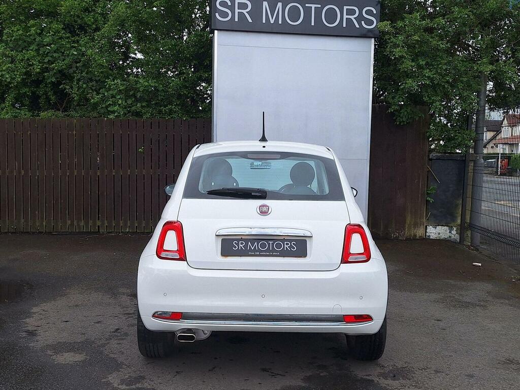 Fiat 500 Hatchback 1.2 Lounge Euro 6 Ss 201767 WR67CKG White #5