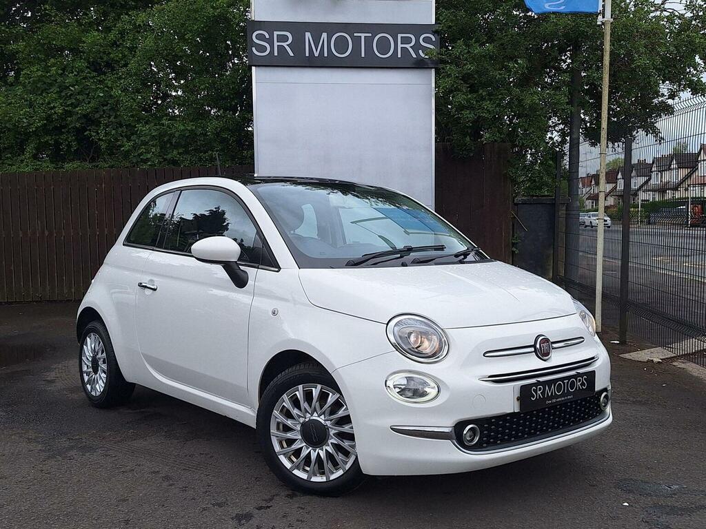 Fiat 500 Hatchback 1.2 Lounge Euro 6 Ss 201767 White