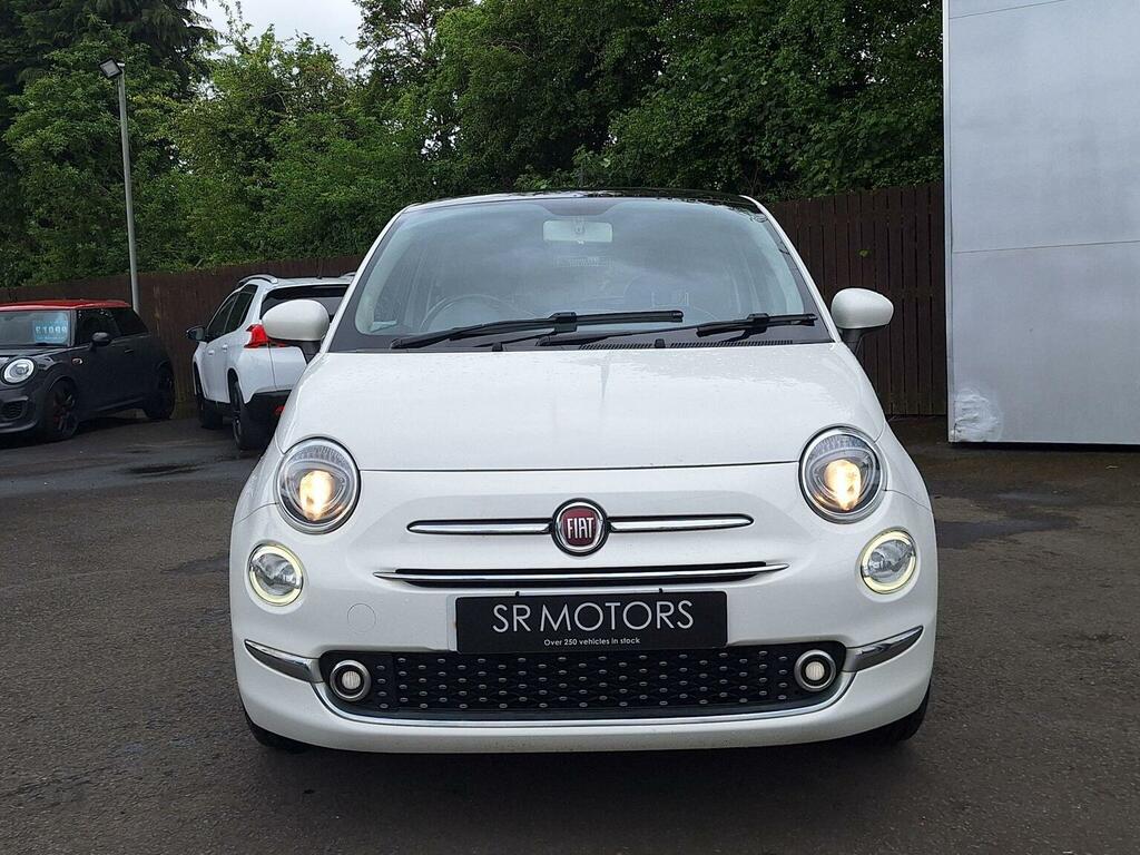 Fiat 500 Hatchback 1.2 Lounge Euro 6 Ss 201767 WR67CKG White #2