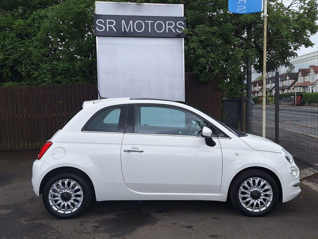 Fiat 500 Hatchback 1.2 Lounge Euro 6 Ss 201767 WR67CKG White #6