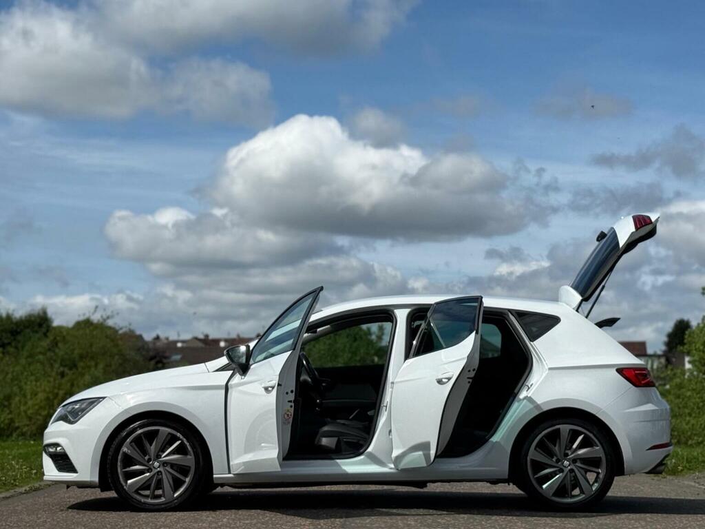Seat Leon Hatchback 1.4 Tsi Fr Technology Euro 6 Ss KO18SRU White #6