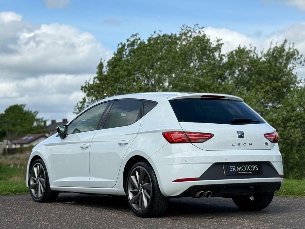 Seat Leon Hatchback 1.4 Tsi Fr Technology Euro 6 Ss KO18SRU White #4