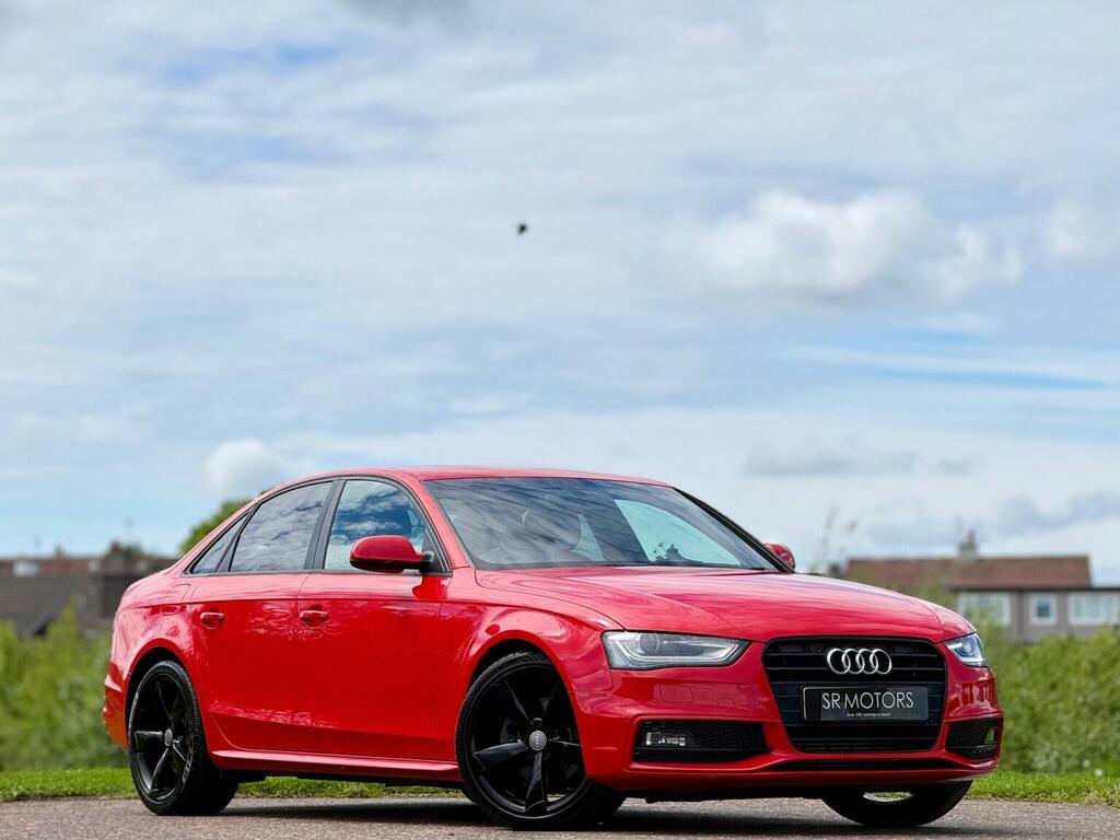 Audi A4 Saloon 2.0 Tdi Black Edition Euro 5 Ss 201 Red
