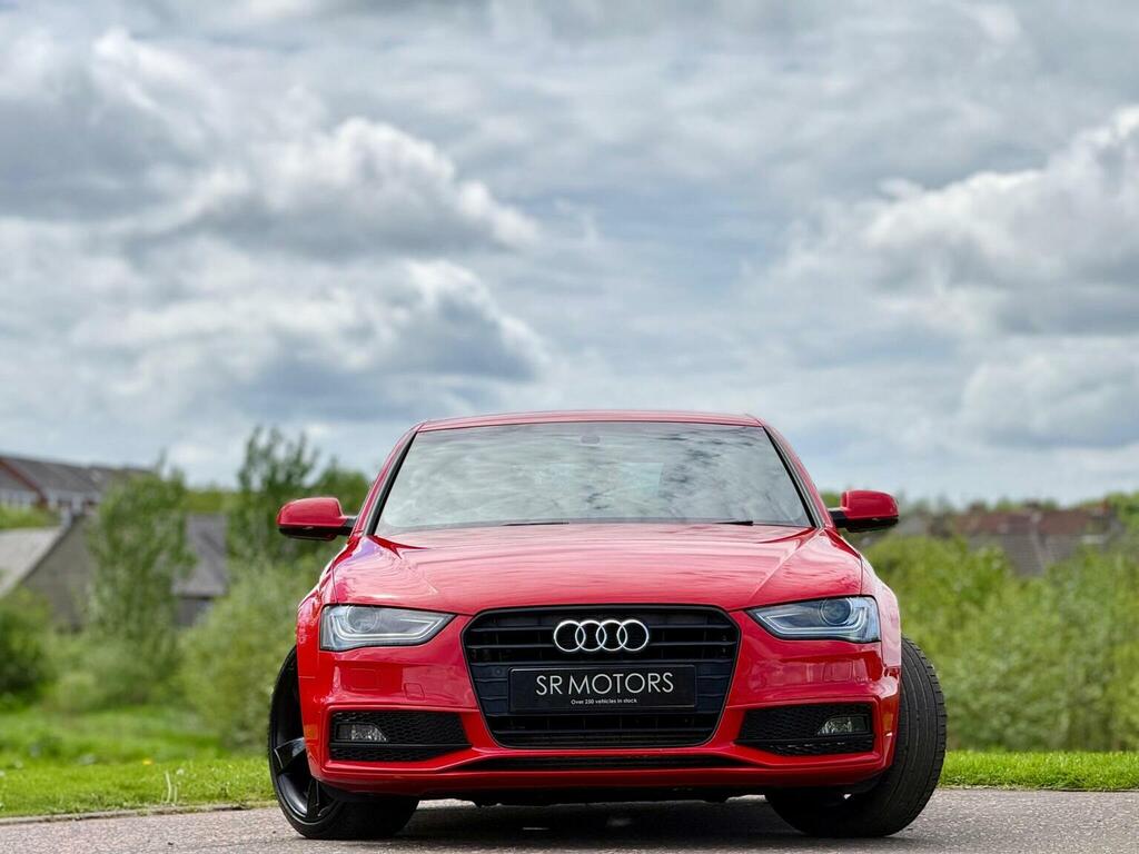 Audi A4 Saloon 2.0 Tdi Black Edition Euro 5 Ss 201 SM13YVS Red #2