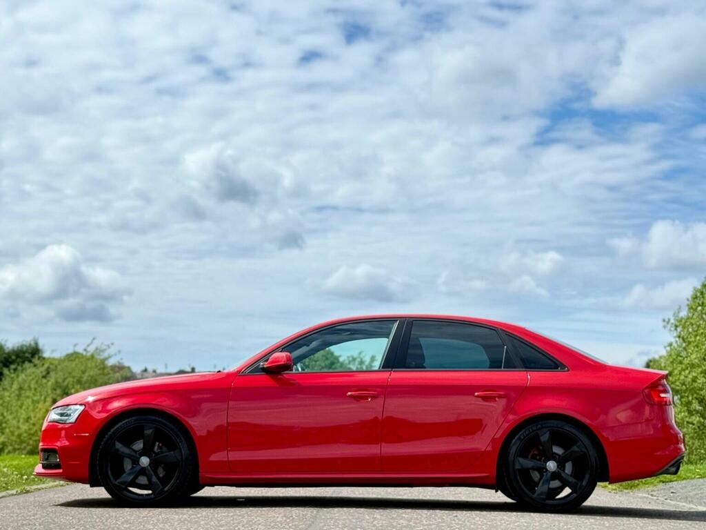 Audi A4 Saloon 2.0 Tdi Black Edition Euro 5 Ss 201 SM13YVS Red #4