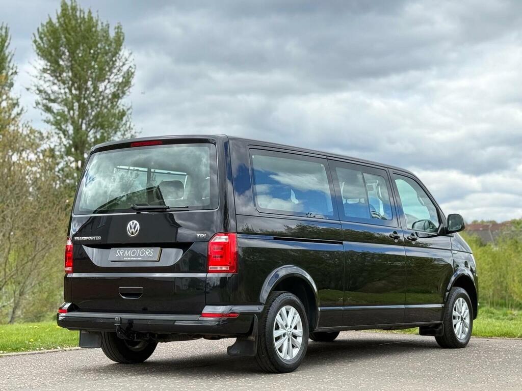 Volkswagen Transporter Shuttle Minibus 2.0 Tdi Bluemotion Tech Se Dsg Fwd Lwb Eur Black #5