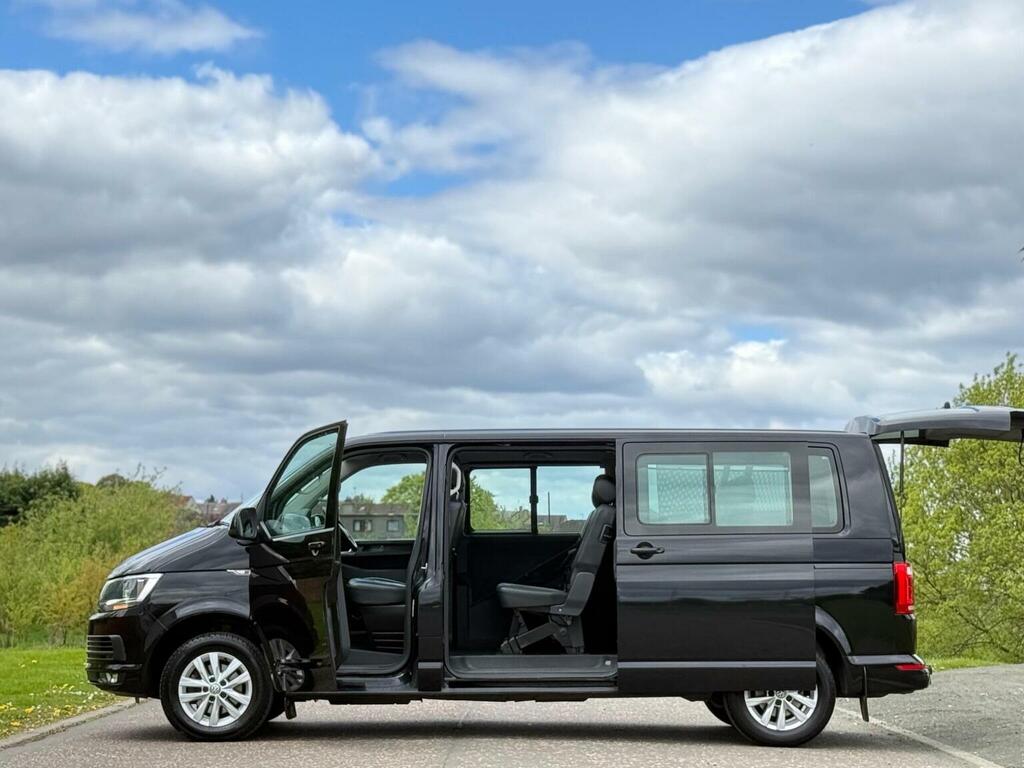 Volkswagen Transporter Shuttle Minibus 2.0 Tdi Bluemotion Tech Se Dsg Fwd Lwb Eur Black #4