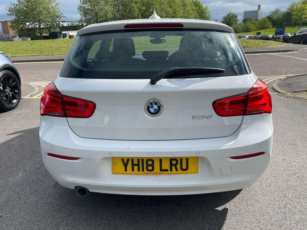 BMW 1 Series 1.5 116D Se Business Euro 6 Ss YH18LRU White #5