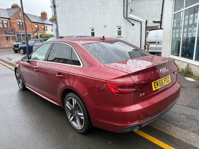 Audi A4 Tdi Ultra S-line Saloon EK66PDZ Red #6