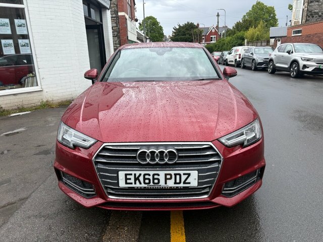 Audi A4 Tdi Ultra S-line Saloon EK66PDZ Red #3