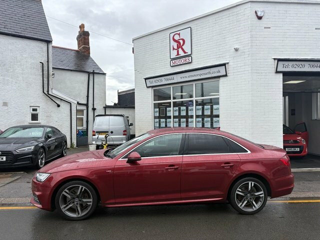 Audi A4 Tdi Ultra S-line Saloon EK66PDZ Red #5