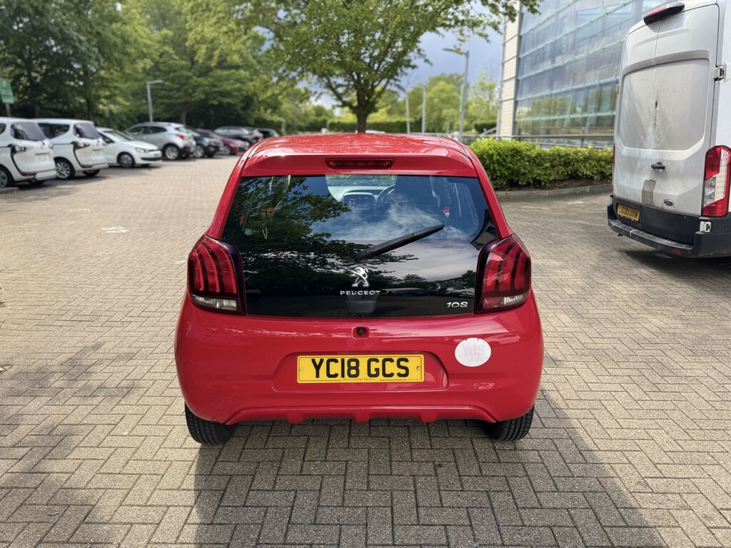 Peugeot 108 1.0 Active 2018 YC18GCS Red #6