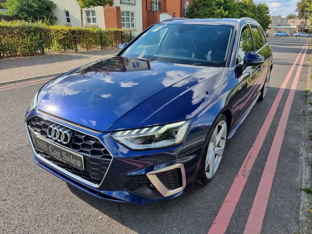 Audi A4 Avant 2.0 Tfsi 40 S Line S Tronic Euro 6 Ss GL20OTY Blue #4