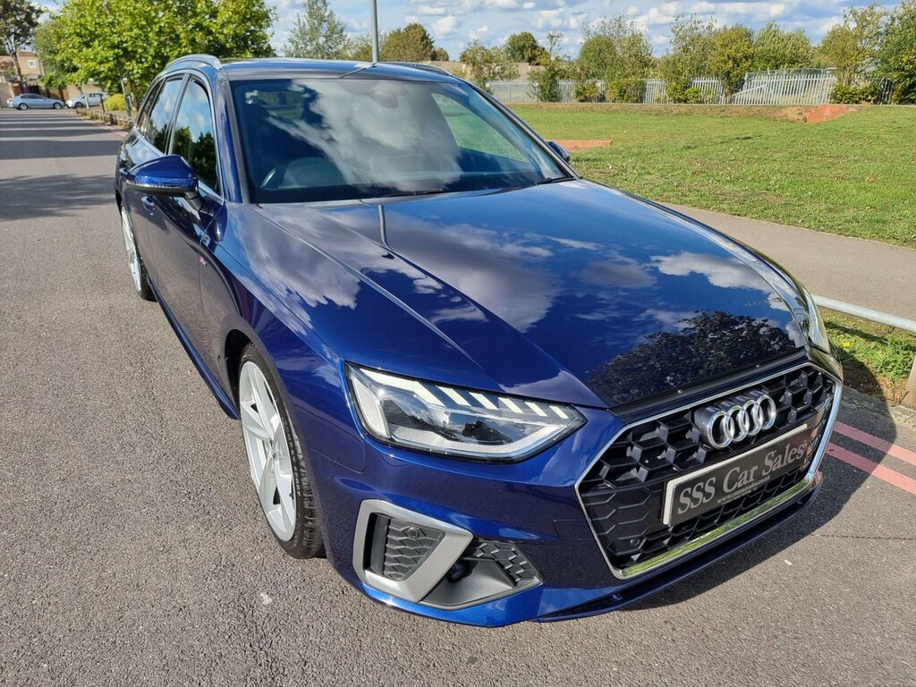 Audi A4 Avant 2.0 Tfsi 40 S Line S Tronic Euro 6 Ss GL20OTY Blue #2