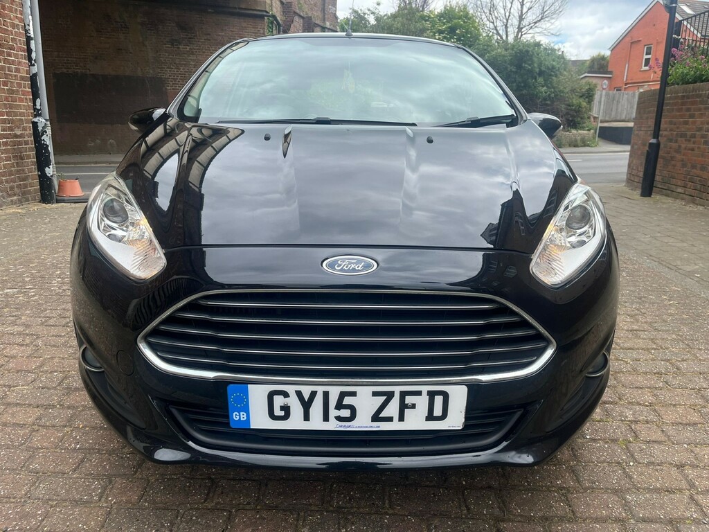 Ford Fiesta Hatchback 1.0 T Ecoboost Zetec 2015 GY15ZFD Black #2