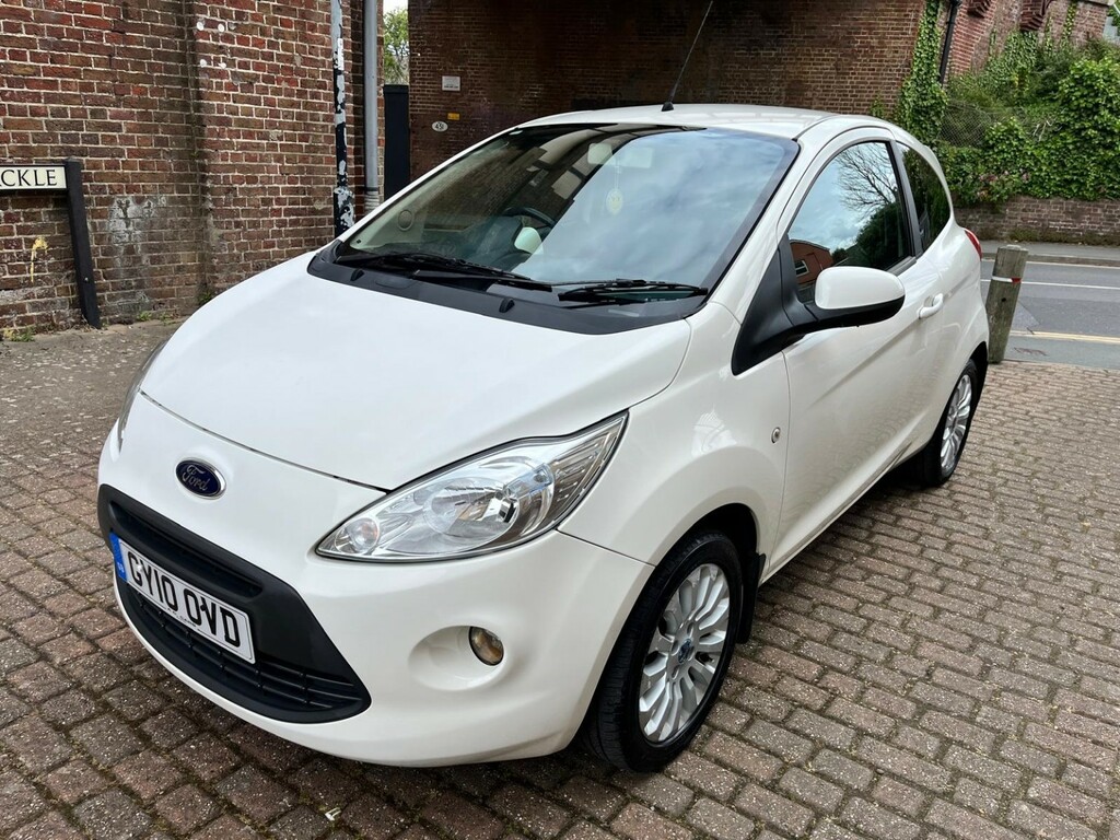 Ford KA Hatchback 1.2 Zetec 2010 GY10OVD White #3