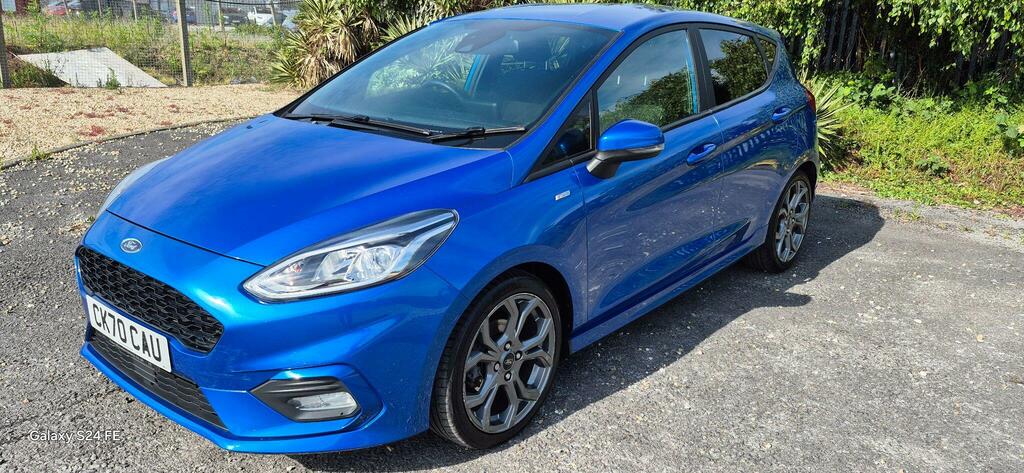 Ford Fiesta 1.0T Ecoboost Mhev St-line Edition Euro 6 Ss CK70CAU Blue #3
