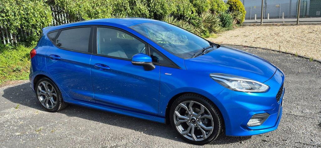 Ford Fiesta 1.0T Ecoboost Mhev St-line Edition Euro 6 Ss CK70CAU Blue #6