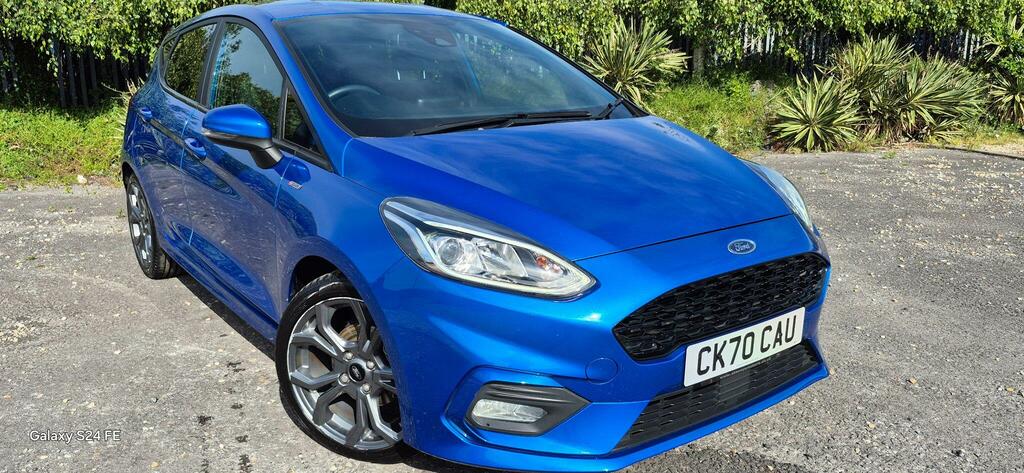 Ford Fiesta 1.0T Ecoboost Mhev St-line Edition Euro 6 Ss CK70CAU Blue #5