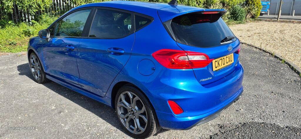 Ford Fiesta 1.0T Ecoboost Mhev St-line Edition Euro 6 Ss CK70CAU Blue #4
