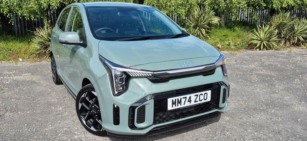 Kia Picanto 1.0 Gt-line Amt Euro 6 Ss MM74ZCO Green #2