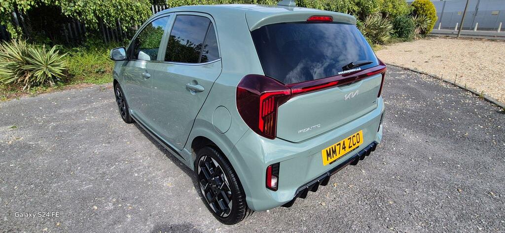 Kia Picanto 1.0 Gt-line Amt Euro 6 Ss MM74ZCO Green #5