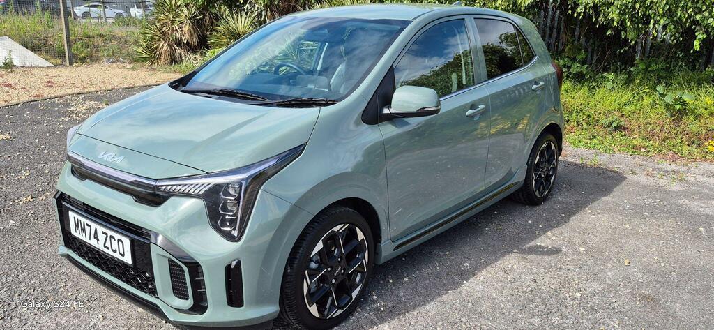 Kia Picanto 1.0 Gt-line Amt Euro 6 Ss MM74ZCO Green #4