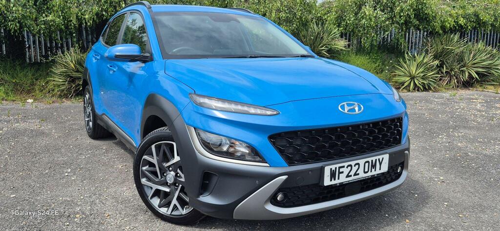 Hyundai Kona 1.6 H-gdi Premium Dct Euro 6 Ss WF22OMY Blue #5