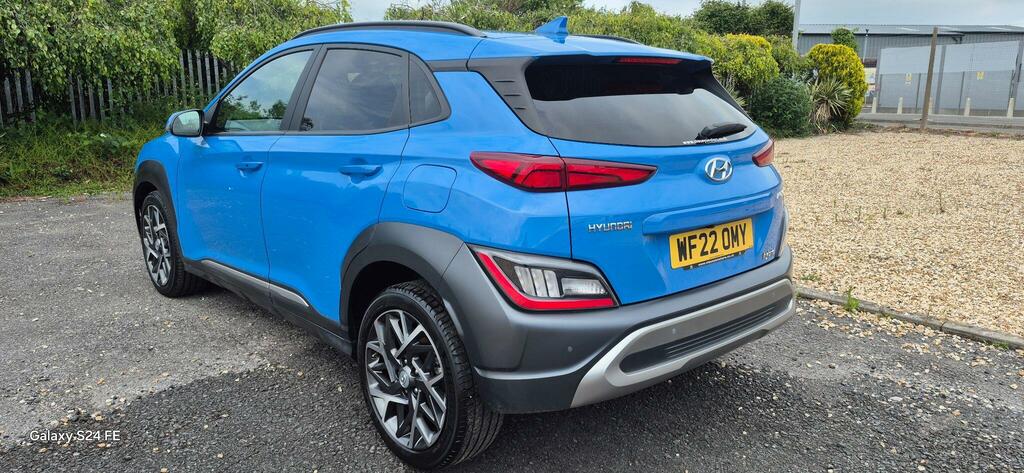 Hyundai Kona 1.6 H-gdi Premium Dct Euro 6 Ss WF22OMY Blue #4