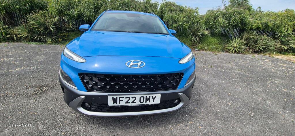 Hyundai Kona 1.6 H-gdi Premium Dct Euro 6 Ss WF22OMY Blue #2