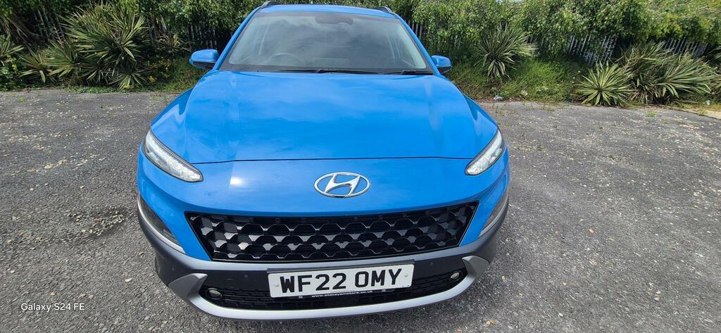 Hyundai Kona 1.6 H-gdi Premium Dct Euro 6 Ss WF22OMY Blue #6