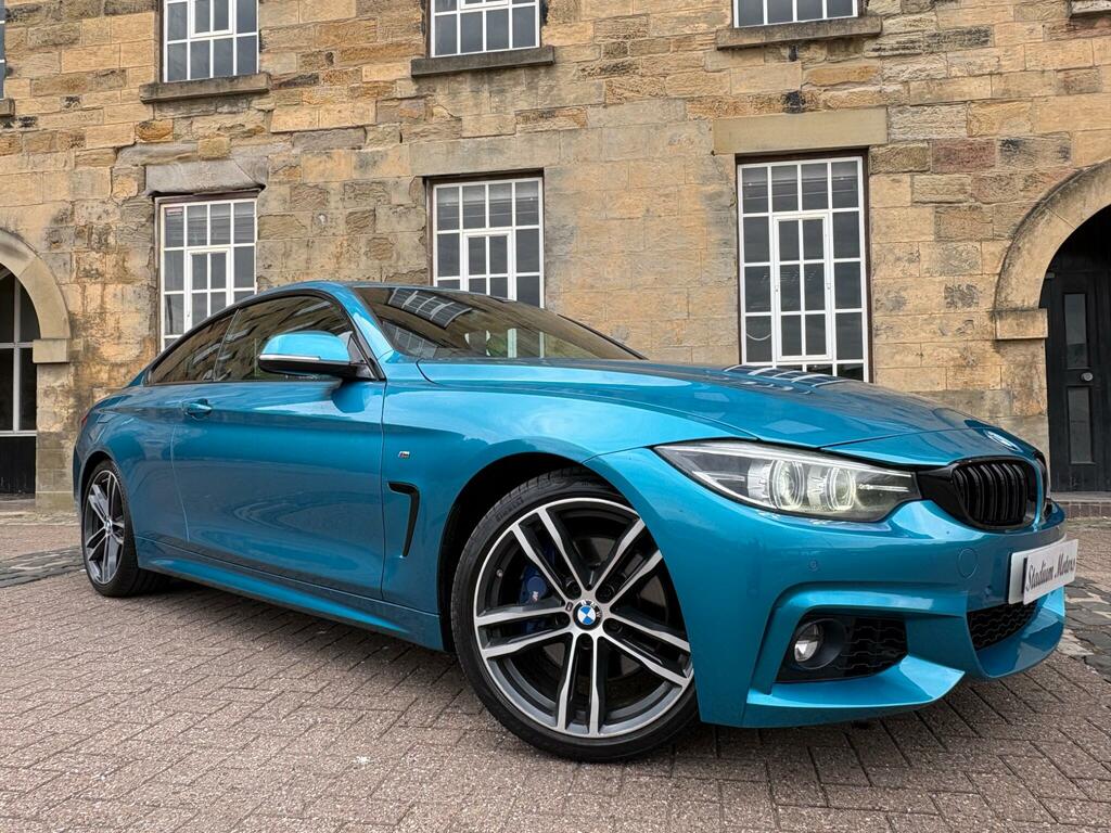 BMW 4 Series 2.0 420I M Sport Euro 6 Ss FM17HLY Blue #2
