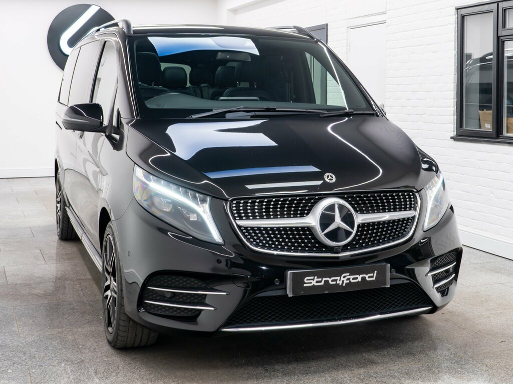 Mercedes-Benz V Class 2.0 V220d Amg Line Mpv G-tronic Euro 6 PX23KVO Black #2