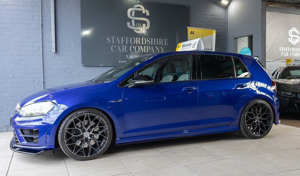Volkswagen Golf R Blue #5
