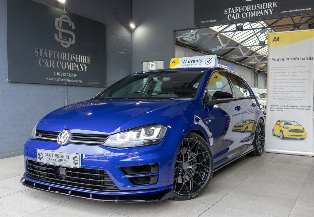Volkswagen Golf R Blue #3