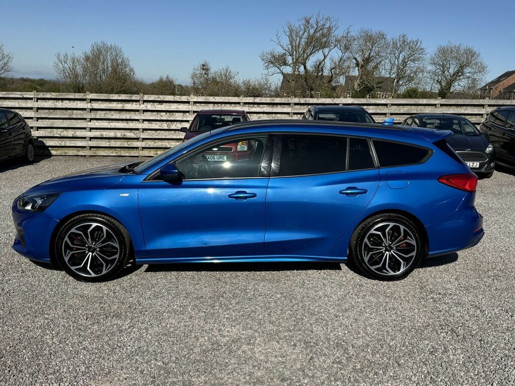 Ford Focus 1.0T Ecoboost St-line X Estate Eur OGZ9526 Blue #4
