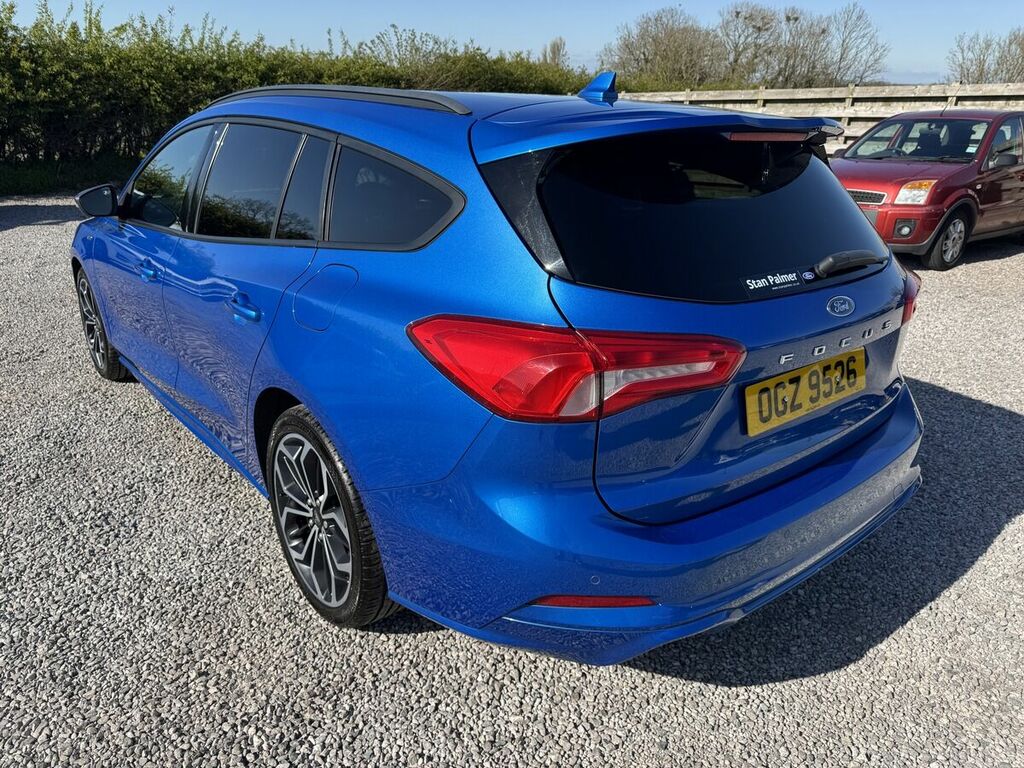 Ford Focus 1.0T Ecoboost St-line X Estate Eur OGZ9526 Blue #5
